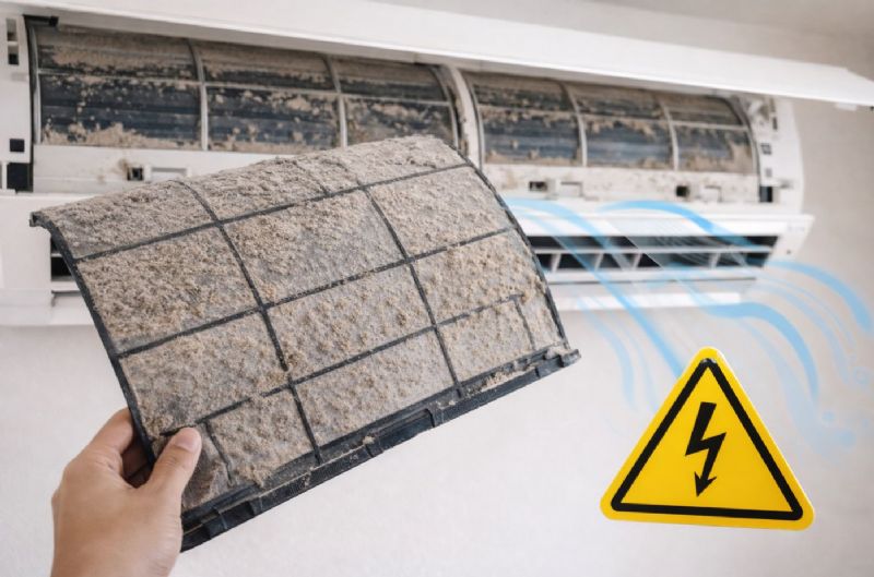 別小看冷氣濾網，灰塵一多就影響風量又浪費電